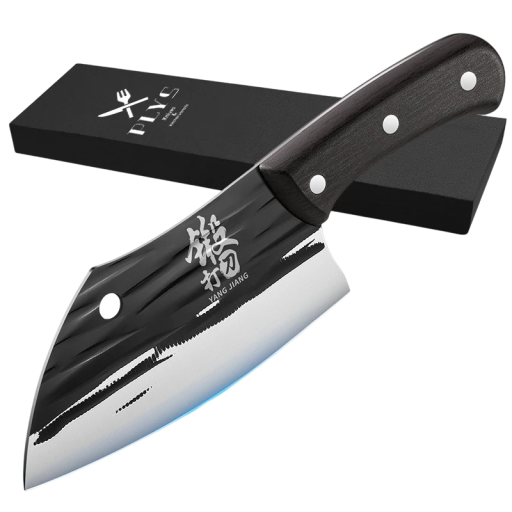 Faca de cozinha forjada em aço inoxidável 27,9x19x7,97 cm Ferramenta multifuncional para cortar carne e legumes Faca afiada para cozinha para uso diário