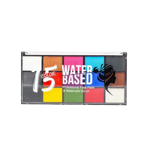 Face and Body Colour Palette 15 Colours Professional Face Paint Halloween Make-up