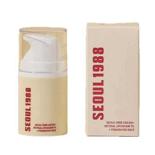 Face Cream with 1% Liposomal Retinol 50 ml Korean Cosmetics Fermented Rice Night Regeneration Anti-Age Hydrating Care