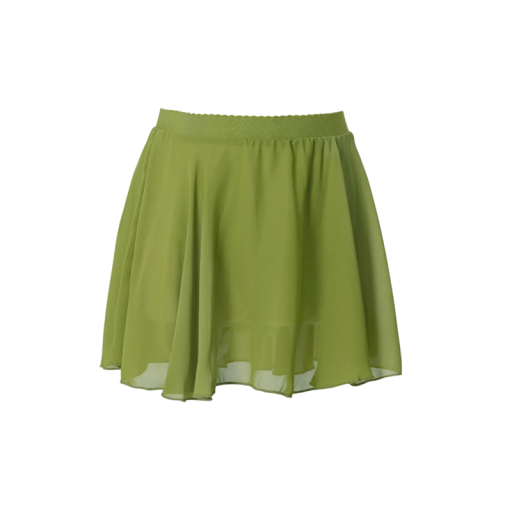Falda de baile para niñas con corte ligero y translúcido, ropa de poliéster para ballet, gimnasia y presentaciones de danza