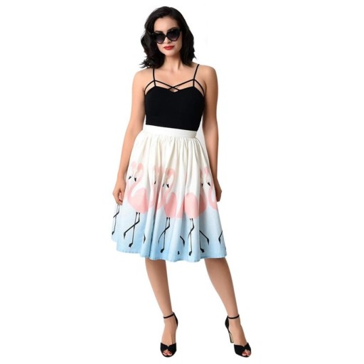 Falda de mujer con estampado