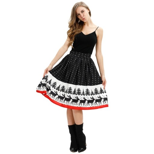 Falda de mujer con estampado