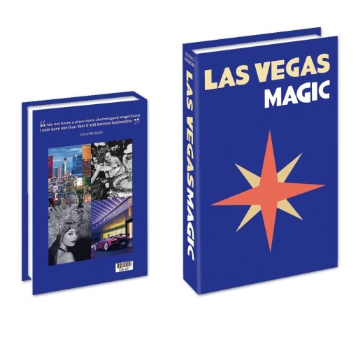Falešná kniha s úložným prostorem, dekorativní, otevíratelná, Las Vegas Magic, úložný prostor v designu knihy, moderní dekorace