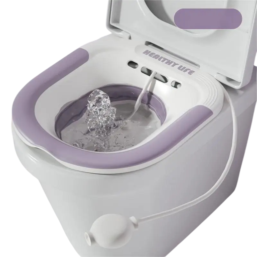Fällbar toalett Sitz Bath badkar för gravida kvinnor vård efter förlossning handfat med spolning för hemorrojpatienter 39×35×12,5cm PP TPE