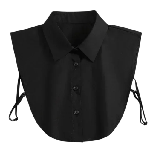 Falsk krage för kvinnor Elegant avtagbar krage Fashionabla damaccessoarer för blus, tröja eller klänning Snygg button-down krage
