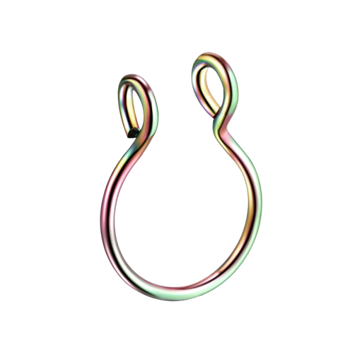 Falsk näsring piercing