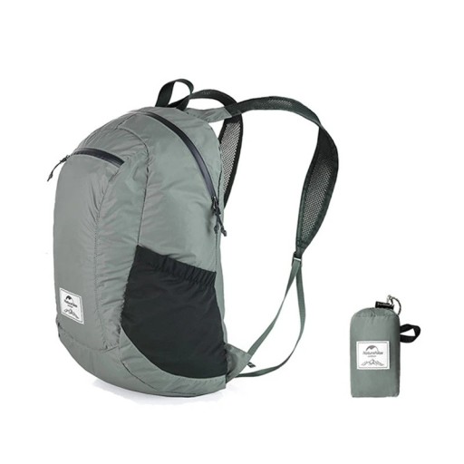 Faltbarer Wanderrucksack 18 l Wasserabweisend und ultraleicht In einer Tasche verstaubar Robustes Nylon Unisex Für Wandern, Camping und Reisen