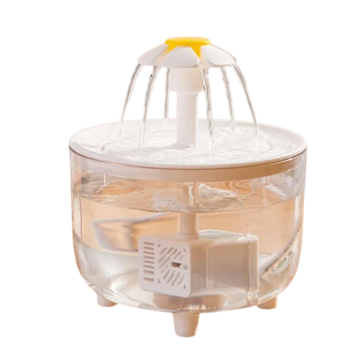 Fântână de apă USB pentru pisici, adăpător automat de 1L cu filtru, dozator de băuturi silențios, bol de băut cu conector DC5V și filtru de apă