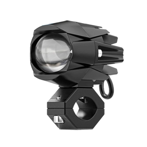 Far LED pentru motocicletă, lumină albă caldă și rece, spot pentru motocicletă, 2 tipuri de suporturi, accesorii de montare