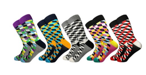 Farbige Herrensocken – 5 Paar