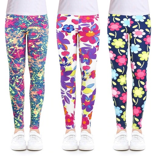 Farbige Leggings für Mädchen L2285