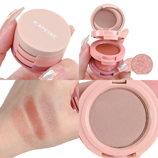 Fard de pleoape Shimmer and Matte 3in1 Fard de pleoape cu trei straturi Pachet compact V203