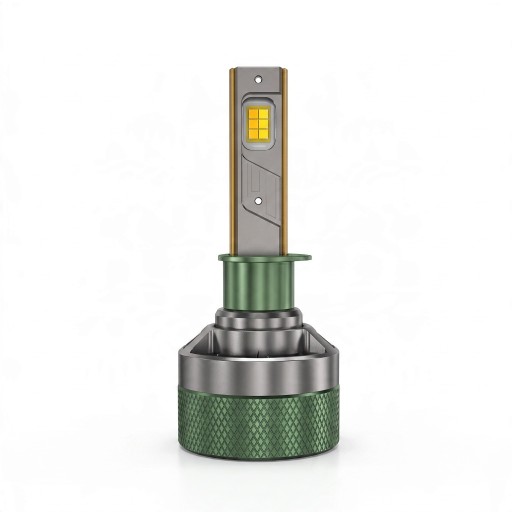 Fari LED H1, lampadine con controllo tramite app Bluetooth, 1500 W, 3000–8000 K, chip CSP, alluminio, verdi, per auto 12V/24V