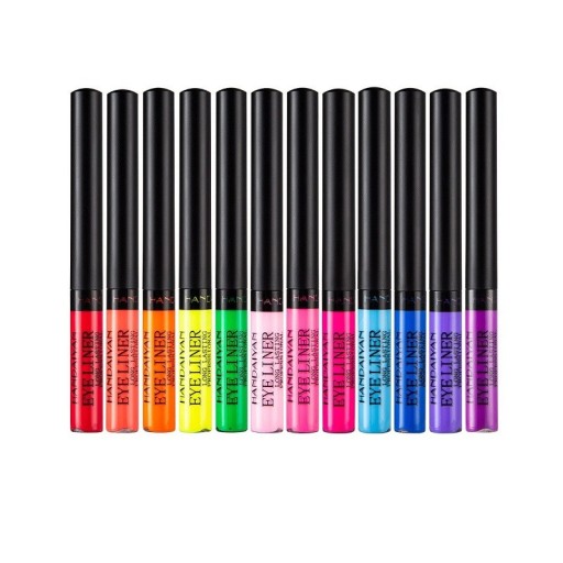 Farvede eyeliner 12 stk.