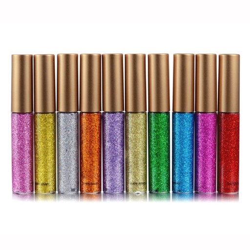 Farverig glitter eyeliner