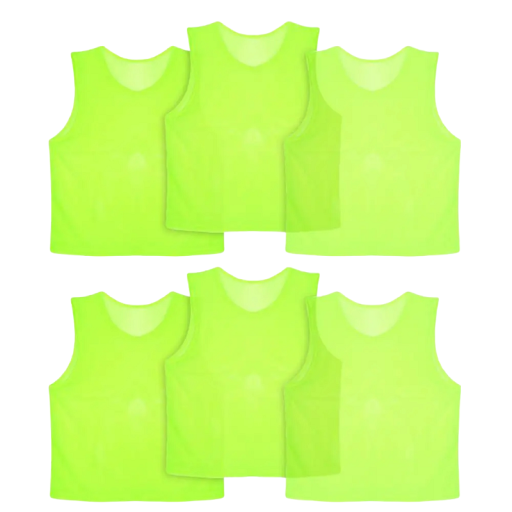 Farverig sportsvest med høj synlighed Sæt med trøjer med høj synlighed Sportstrøje med høj synlighed til børn 6 stk.