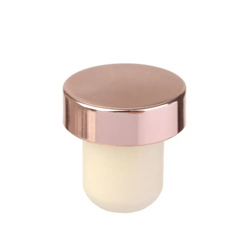 Farverig vinprop med flad låg Flaskeprop 30 x 29 mm Praktisk vinprop Genanvendelig låg