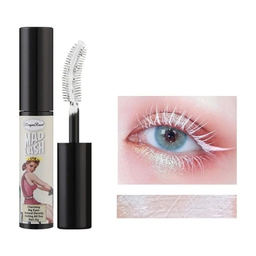 Farvet mascara til tykke øjenvipper Lille kompakt vandfast mascara 2,1 x 1,5 x 8,6 cm Langtidsholdbar mild mascara