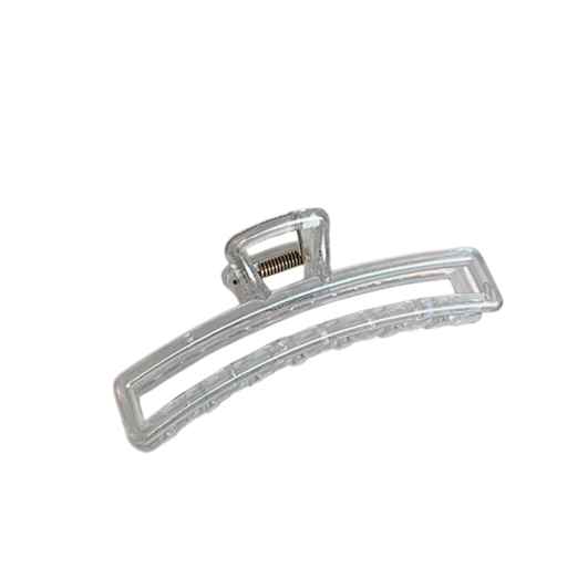 Fascetta di lusso per capelli da donna Fascetta trasparente olografica Clip forte per tutti i tipi di capelli Accessorio per capelli elegante