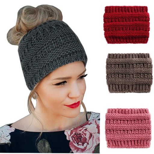 Fascia invernale lavorata a maglia per donna