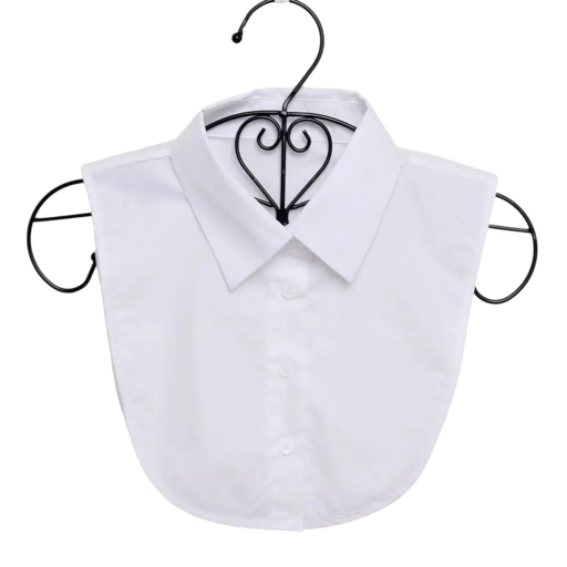 Faux col pour femmes blanc Col amovible élégant pour un look superposé sans volume inutile