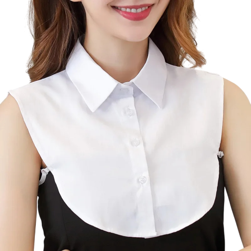 Faux col pour femmes Pointu Élégant accessoire de mode Léger et confortable Adapté aux pulls, blouses et robes Style intemporel pour toutes les occasions