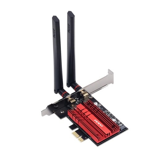 Fenvi FV-AXE3000 WiFi 6E AX210 PCI-E-adapter 5374Mbps tri-band 2.4/5/6GHz Bluetooth 5.3 stöd för MU-MIMO Windows 10/11