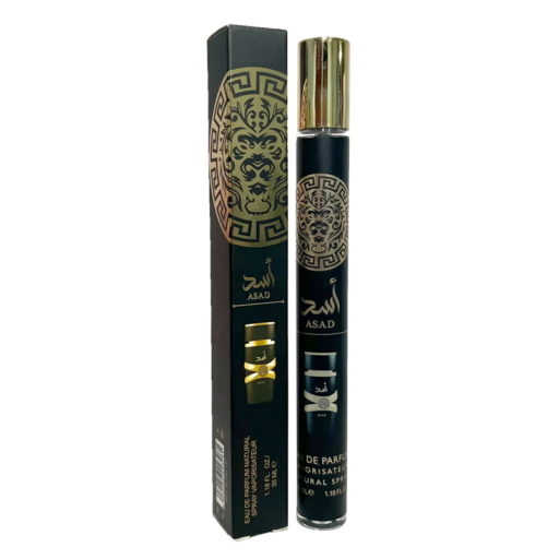 Férfi Eau de Parfum ASAD 35ml Elegáns keleties illat Hosszan tartó aroma Luxus ajándék férfiaknak Zsebüveg