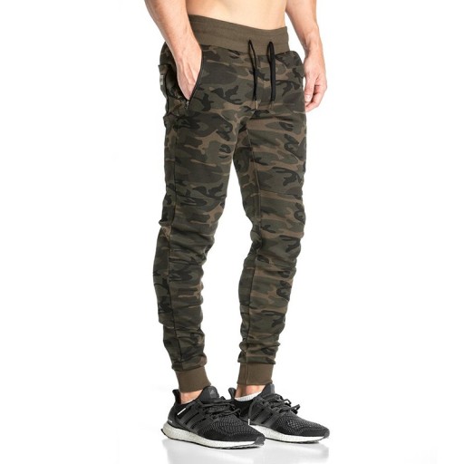 Férfi Joggers nadrág katonai mintával