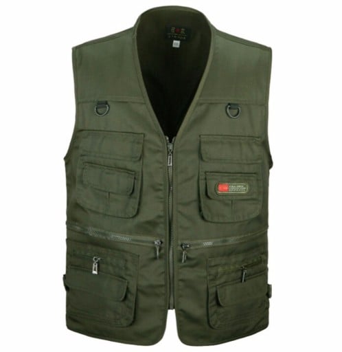 Férfi katonai mellény J2586