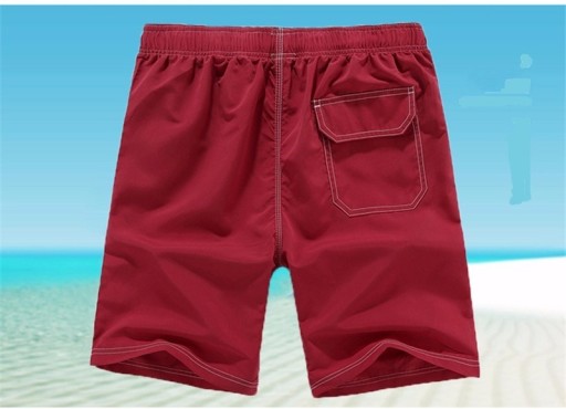 Férfi nyári rövidnadrág - piros