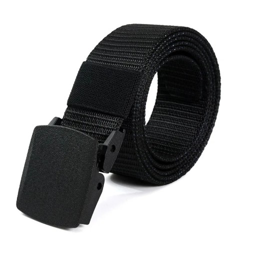 Férfi nylon öv műanyag csattal 120 x 3,7 cm Állítható munkaöv Könnyű, tartós öv mindennapi viselethez