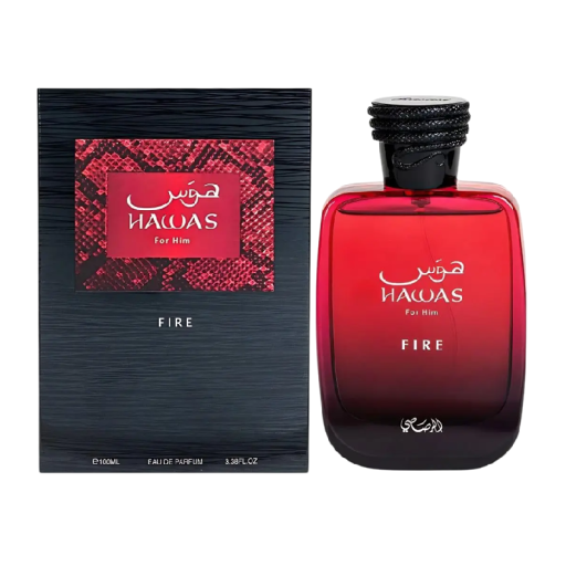 Férfi parfüm Eau de Parfum Hawas 100 ml Piros üveg Luxus illat férfiaknak Hosszan tartó keleties parfüm Elegáns ajándék
