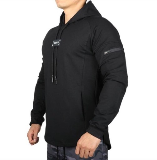 Férfi pulóver F54 zsebbel