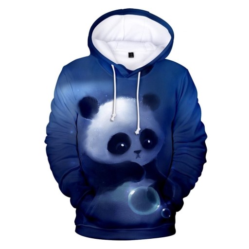 Férfi pulóver panda nyomtatással
