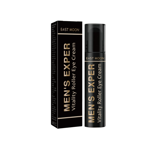 Férfi szemkörnyékápoló krém 10 ml retinollal Roll-on szérum puffadás ellen Feszesíti a szemkörnyéket Sötét karikák halványítása Hidratálás és simítás