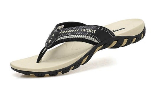 Férfi tengerparti flip-flop papucs