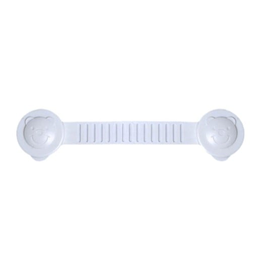 Fermaporta di sicurezza per bambini per ante e cassetti Per famiglie con bambini piccoli Con motivo di orsetto alle estremità In plastica ABS