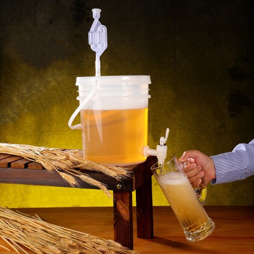 Fermenteringsbeholder med tilbehør