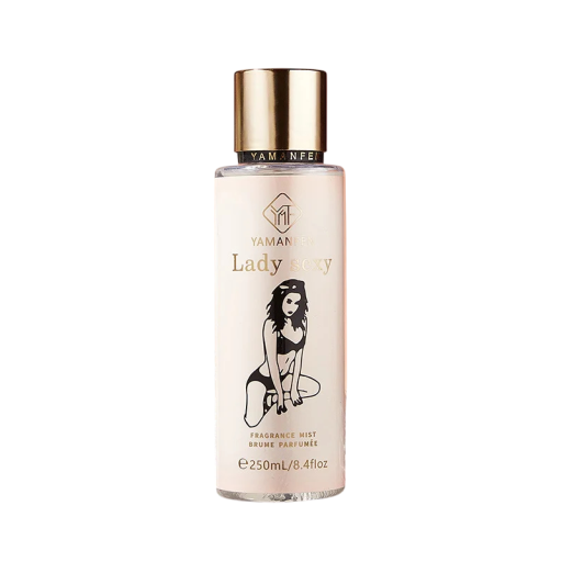 Feromonowy perfumowany spray YAMANFEN Lady Sexy z kwiatową orientalną nutą 250 ml w kremowej szklanej butelce dla mężczyzn i kobiet