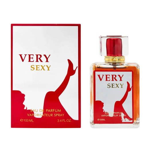 Feromonparfum Very Sexy voor stellen 100 ml eau de parfum natural spray in een heldere glazen fles met amberkleurige inhoud voor mannen en vrouwen