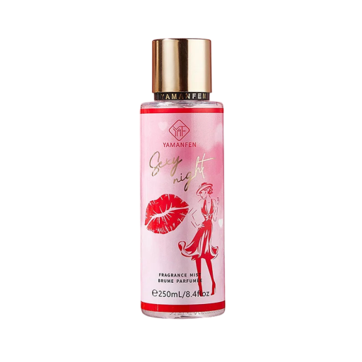 Feromoon Parfum Spray YAMANFEN Sexy Night met bloemige oosterse geur 250 ml in roze glazen fles voor mannen en vrouwen