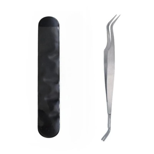 Ferramenta 2 em 1 para remoção de carraças 14 cm Pinça profissional para pessoas e animais de estimação Remoção de pulgas e carraças Manuseio seguro