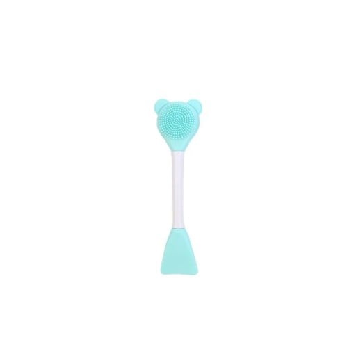 Ferramenta multifuncional de cuidado facial reversível Cabeça de silicone em forma de urso 15 x 3 cm