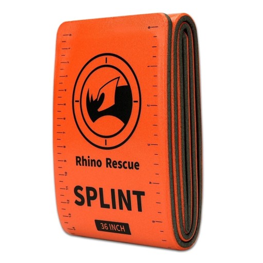 Férula de emergencia 45,5x11 cm Férulas ligeras plegables para estabilización de fracturas Primeros auxilios al aire libre Férula impermeable para EMS y deportes