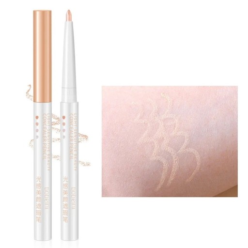 Fester Concealer in Stiftform zum Abdecken von Hautunreinheiten. Wasserfester Concealer mit feiner Textur. Hochdeckender Stift für Akne und dunkle Augenringe mit präzisen Linien