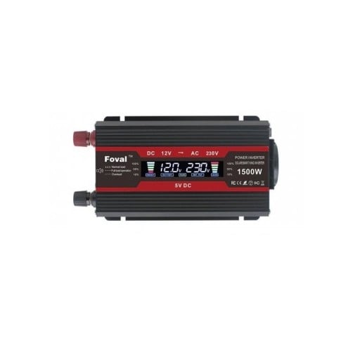Feszültségátalakító 12V / 230V