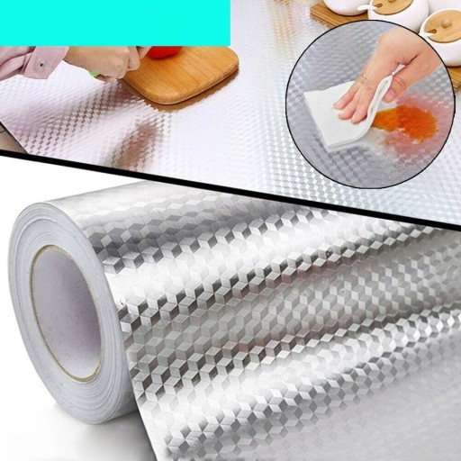 Feuille d'aluminium autocollante