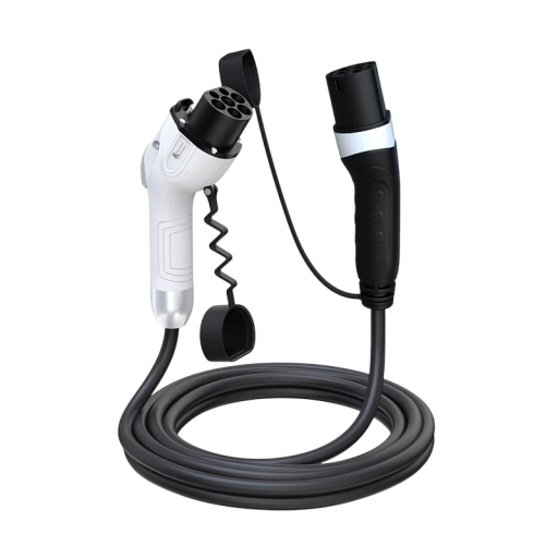 feyree elektromos autókhoz készült töltőkábelt GB/T Type 2 egyfázisú 32 A 7 kW IP65 fekete GB/T20234 és IEC 62196-2 csatlakozókkal