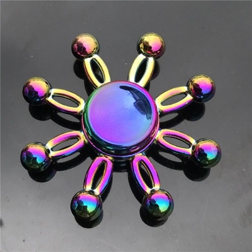 Fidget spinner dúhový E74
